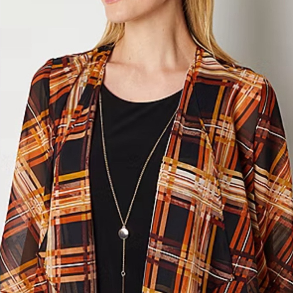R & K Originals Faux-Jacket Dress With Removable Necklace - Picture 6 of 7